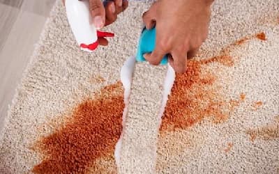 Carpet stain removal